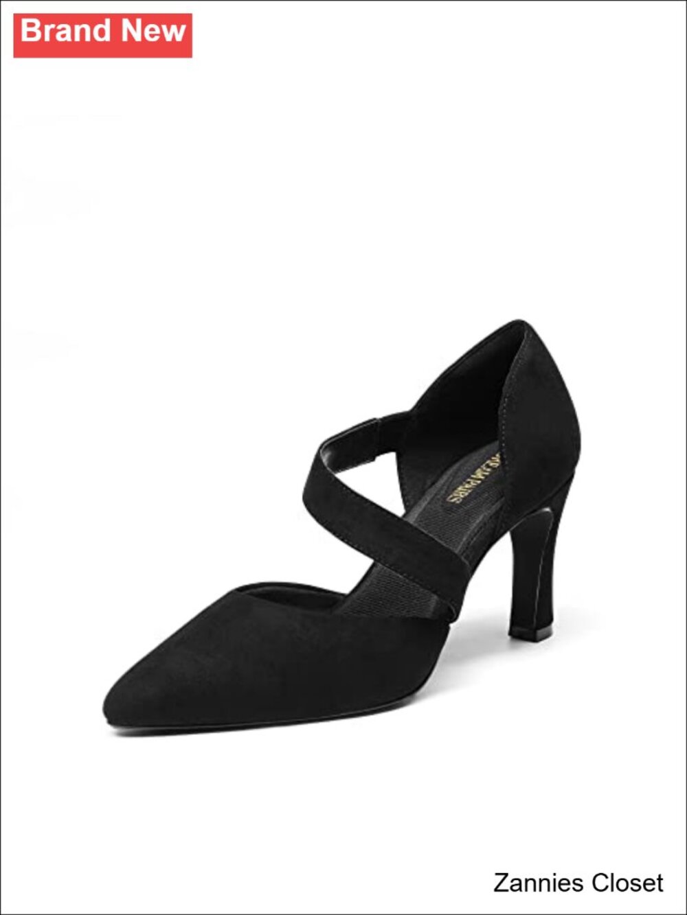 ✨DREAM PAIRS Women's Pointed Toe High Heel Pumps Cushioned Work Shoes